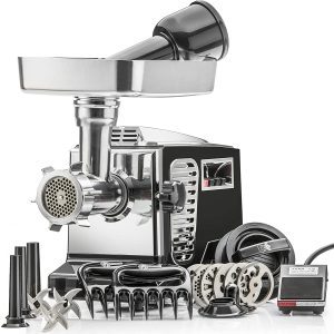 STX Turboforce Foot Pedal Heavy Duty Electric Meat Grinder