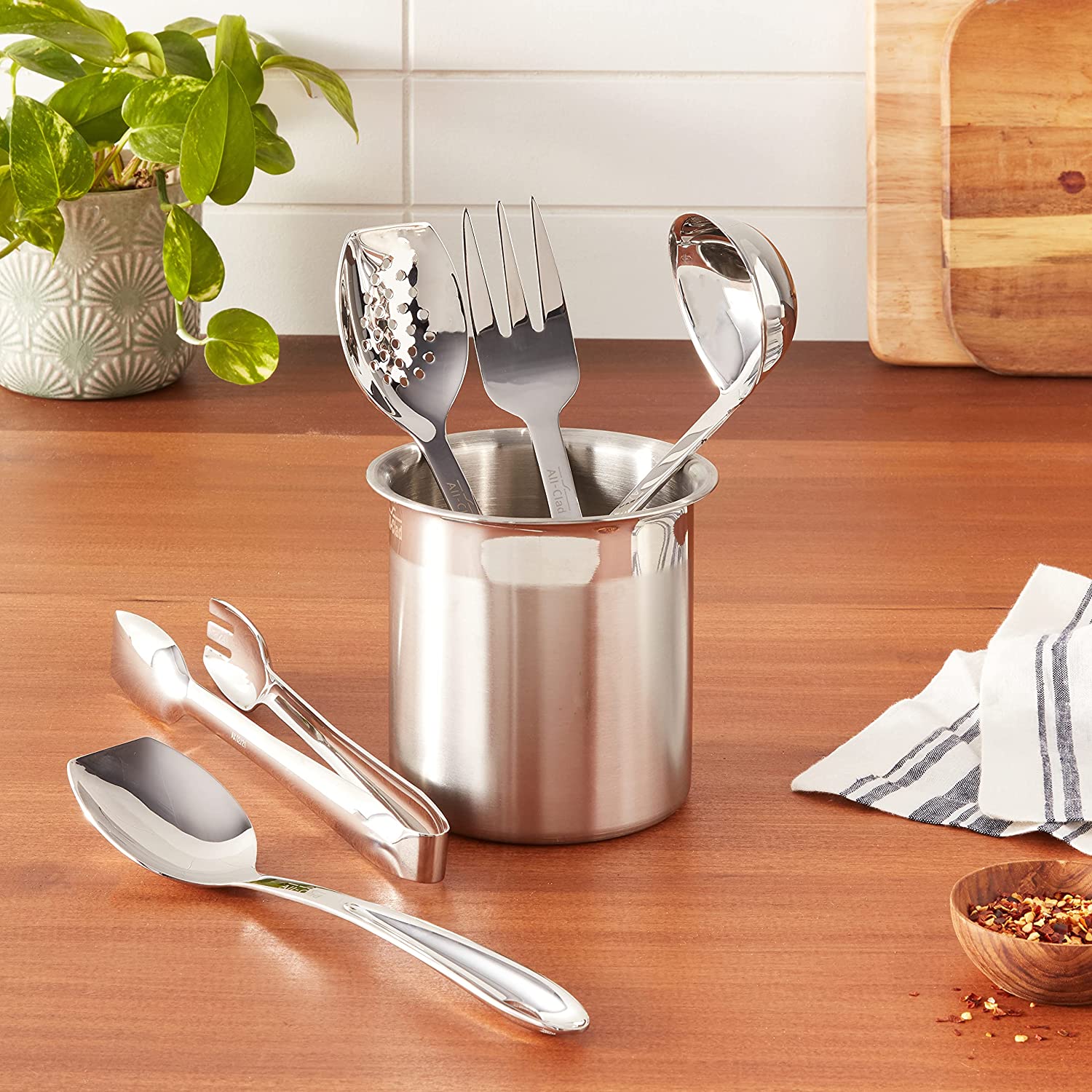stainless steel cooking utensils